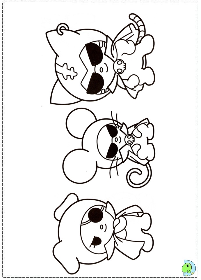 my melody kuromi coloring pages