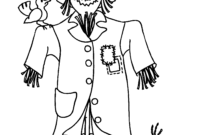 free scarecrow coloring pages free scarecrow coloring pages