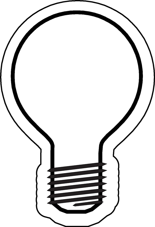 light bulb coloring pages