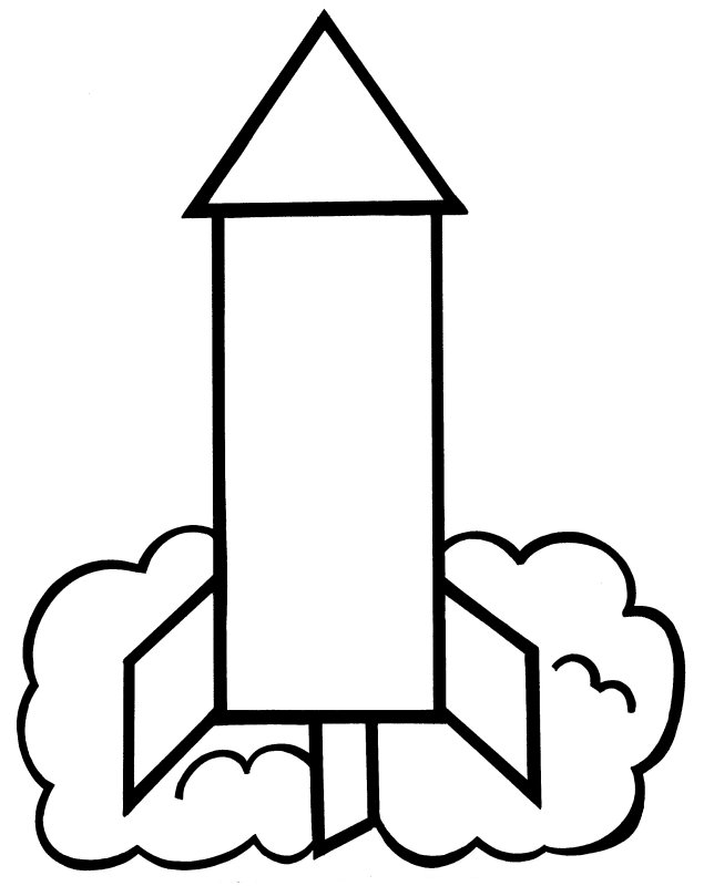 preschool rocket coloring pages