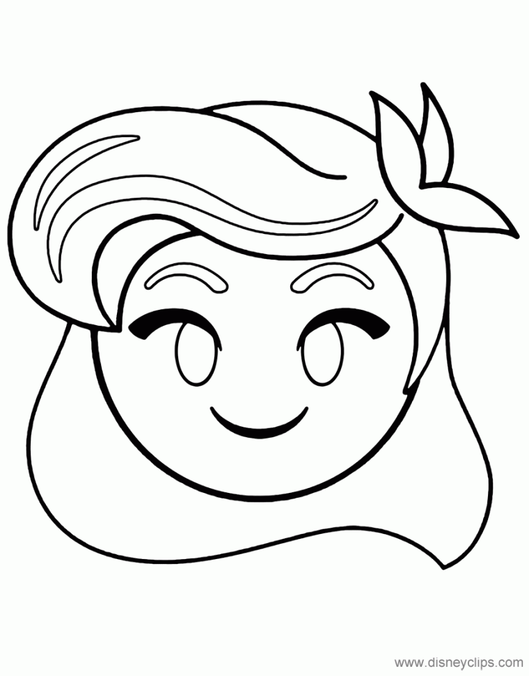 disney emoji coloring pages