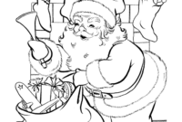 santa claus pictures coloring sheets