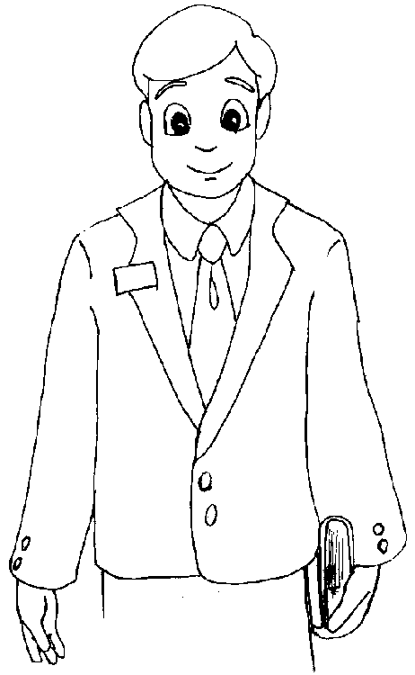 missionary coloring page