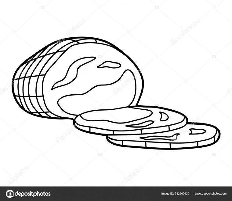 ham coloring page