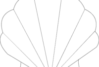 seashell printable template