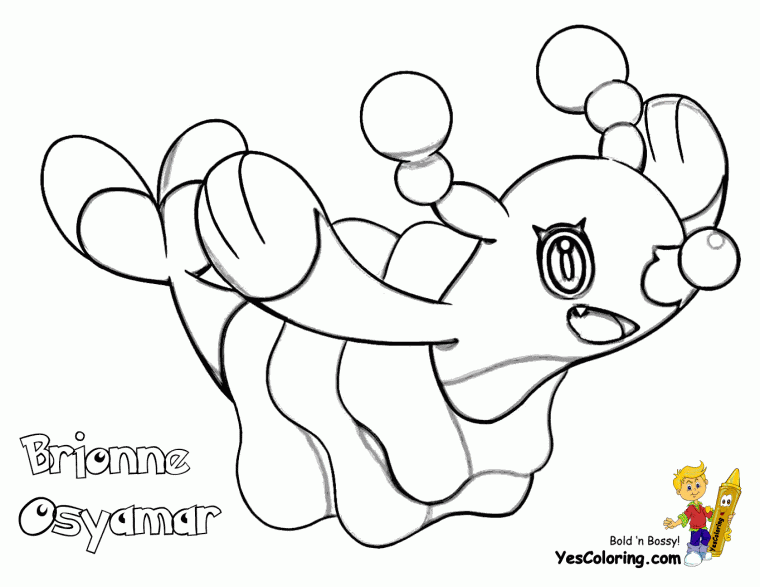 popplio coloring page