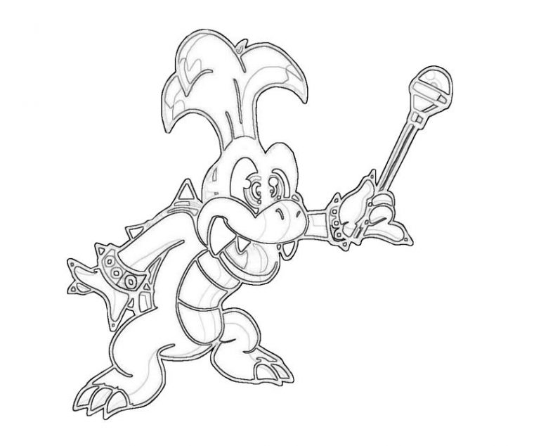 iggy koopa coloring pages