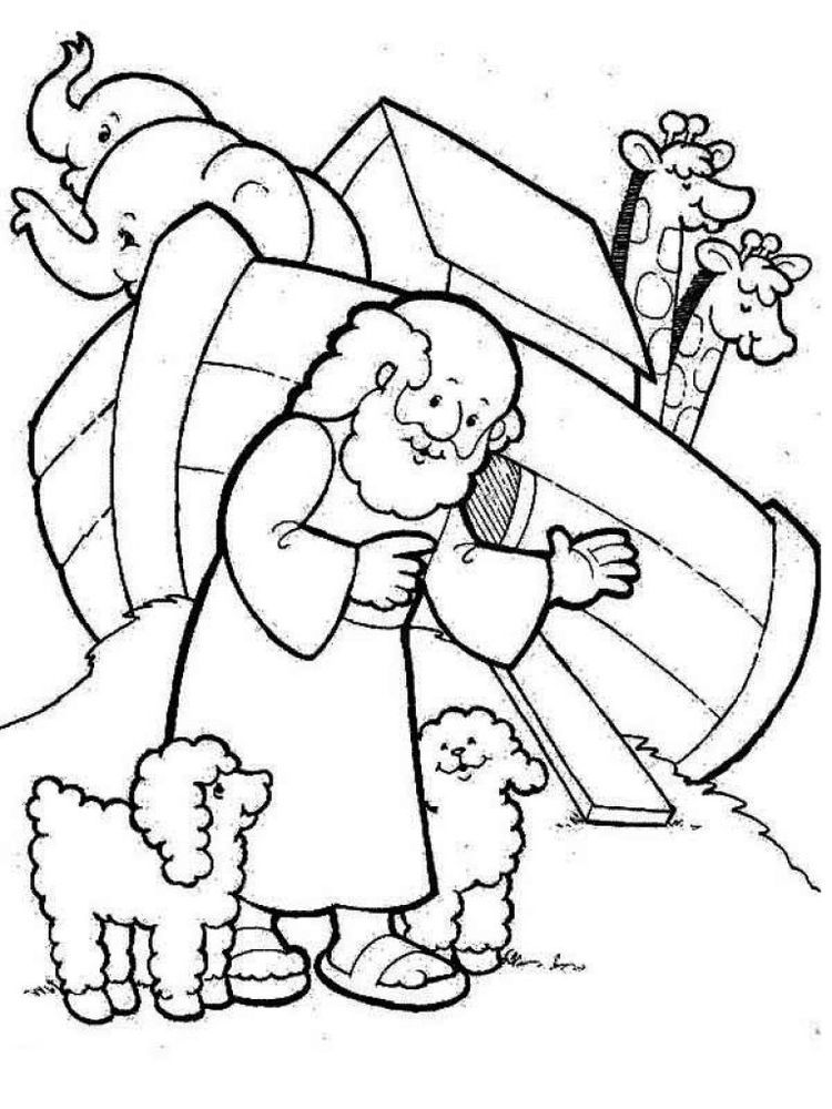 free noah’s ark coloring pages
