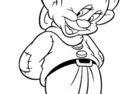 dopey coloring pages dopey coloring pages