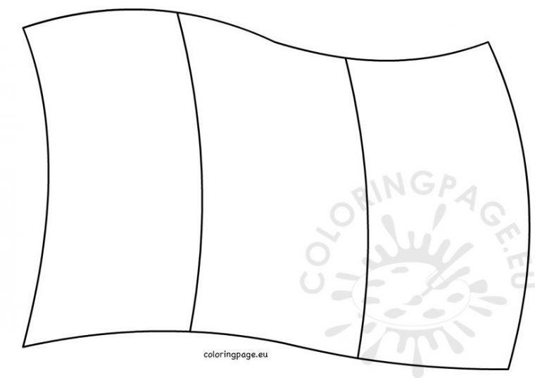 ireland flag coloring page