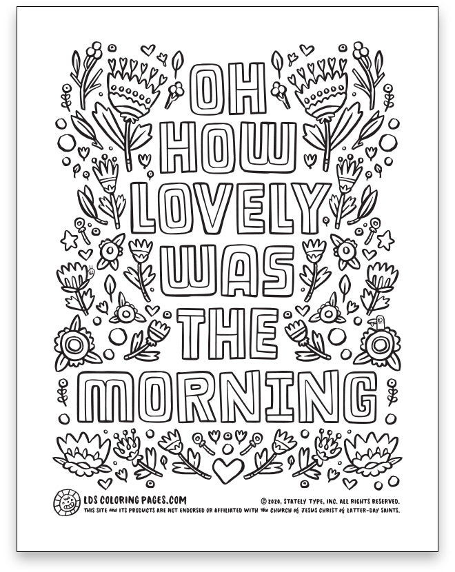 general conference 2022 coloring pages