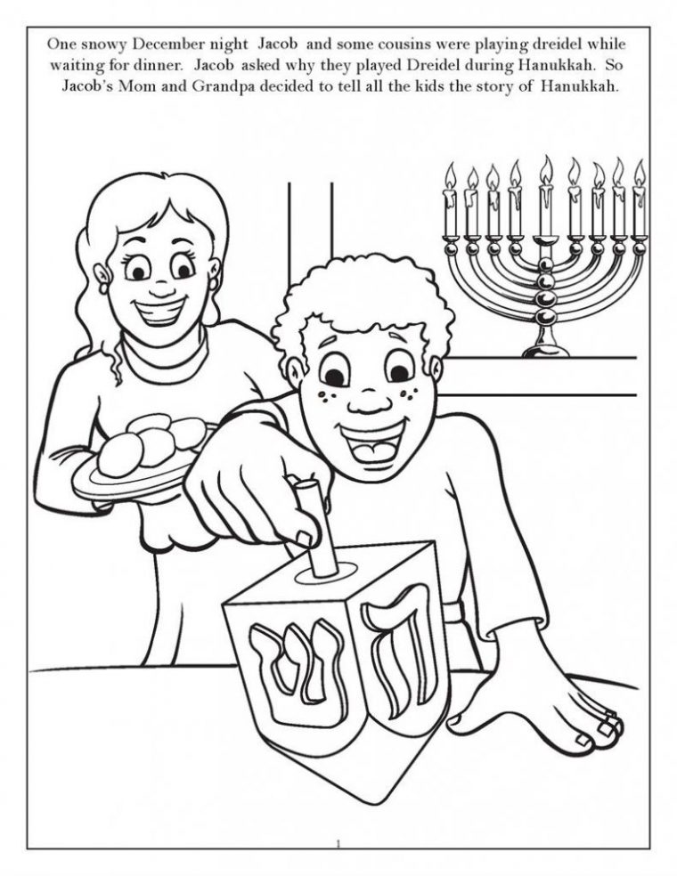 hannukah coloring pages