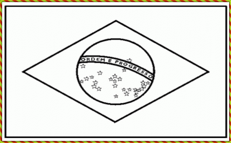 brazil coloring page