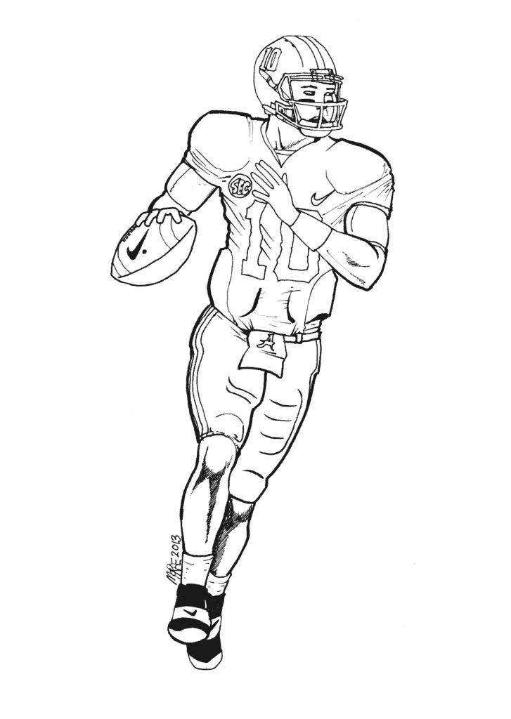 nfl coloring pages free