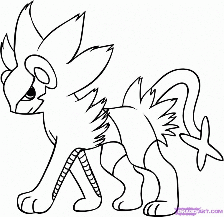 luxray coloring pages
