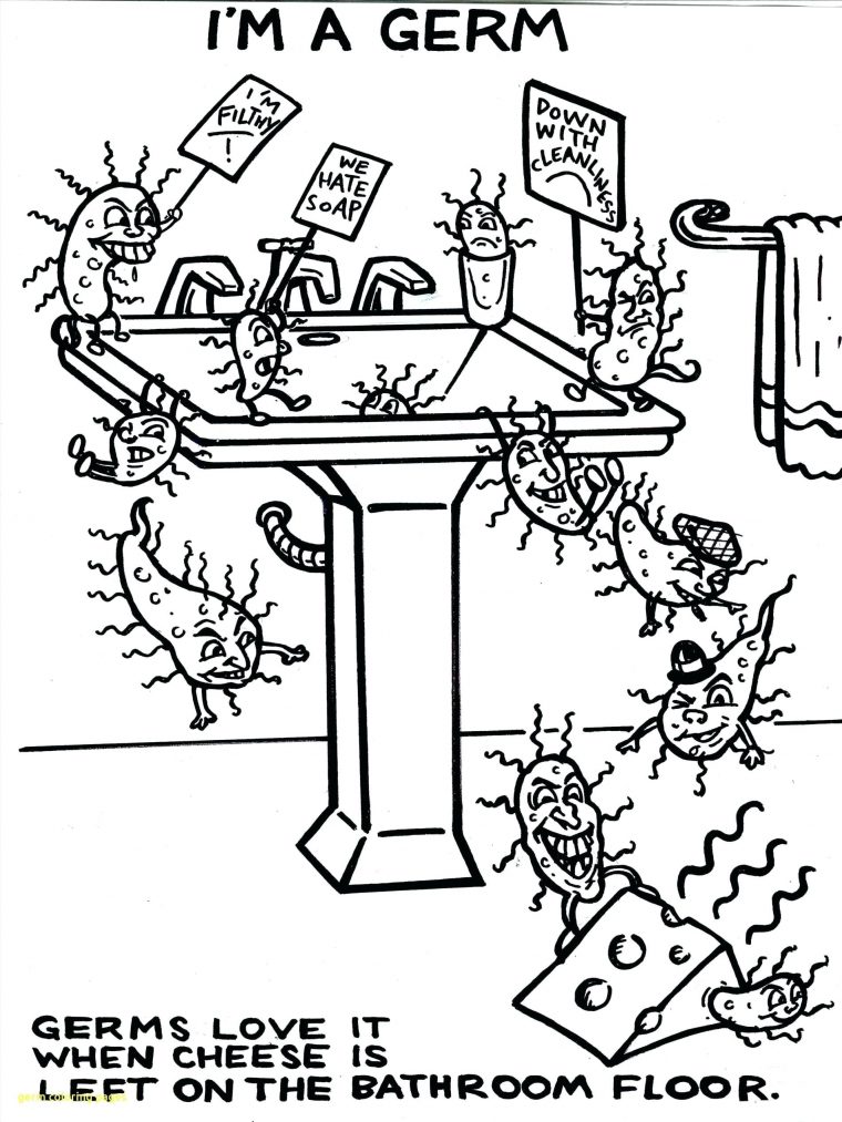 hand washing coloring pages
