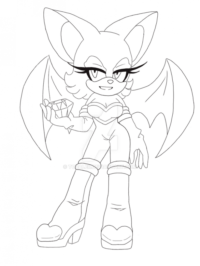 rouge coloring pages