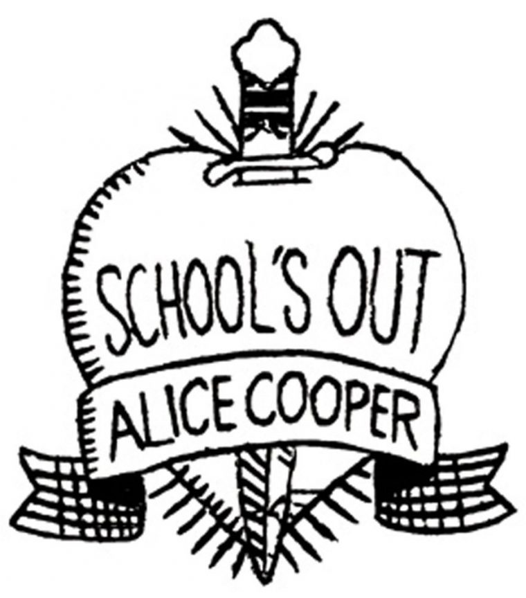 schools out coloring pages