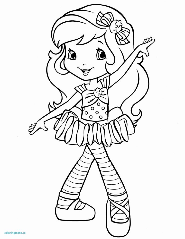 free strawberry shortcake coloring pages