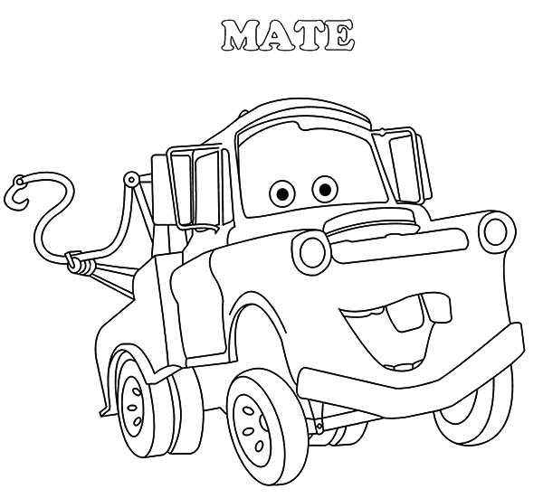 tow mater coloring pages