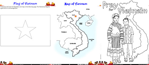 vietnam coloring pages