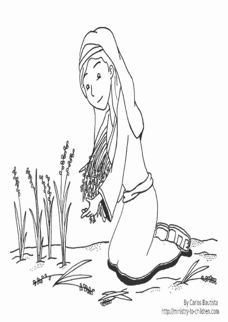ruth and naomi coloring pages ruth and naomi coloring pages