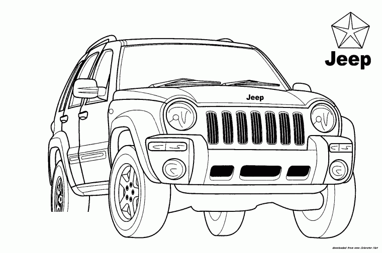 jeep coloring pages printable