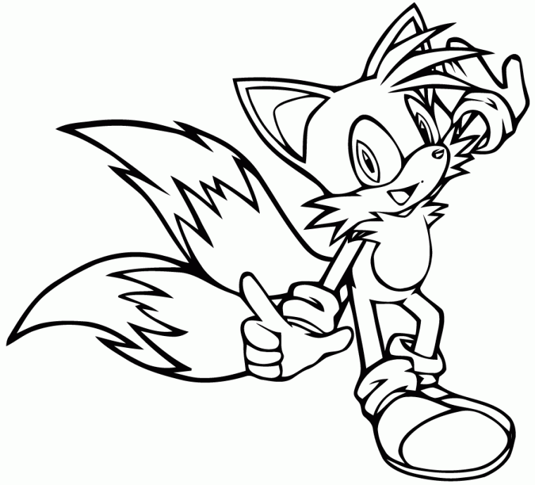 tails coloring pages sonic tails coloring pages sonic