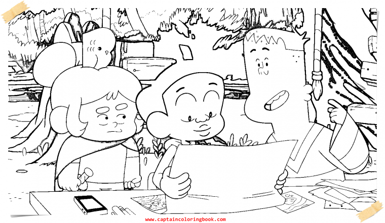 craig of the creek coloring pages
