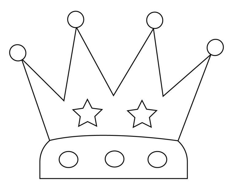 printable crown coloring pages