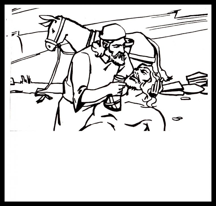 good samaritan coloring pages good samaritan coloring pages