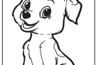 cute puppy dog coloring pages cute puppy dog coloring pages