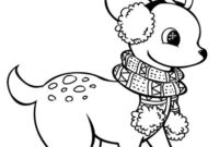 reindeer pictures to color reindeer pictures to color