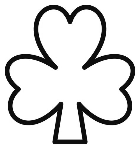 shamrocks coloring page shamrocks coloring page