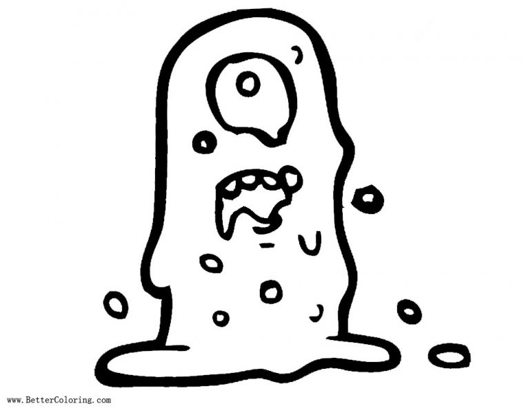 slime coloring page