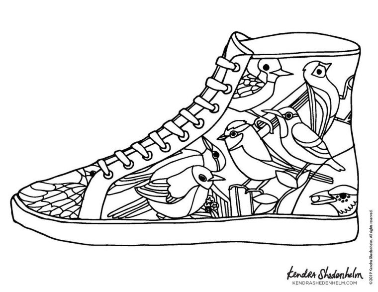 free coloring pages shoes free coloring pages shoes