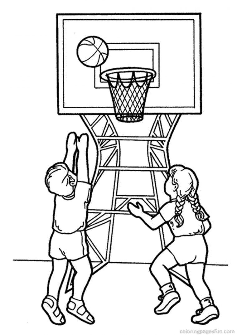 basketball teams coloring pages