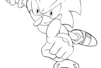 sonic the hedgehog christmas coloring pages