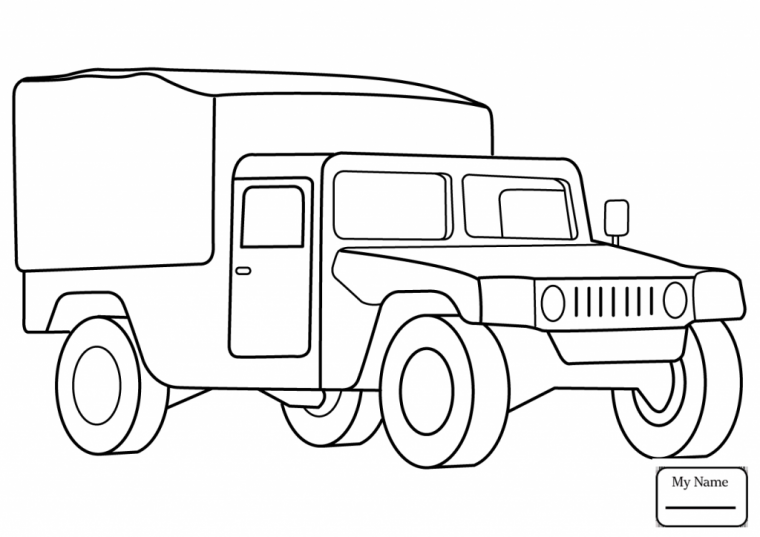 hummer coloring pages