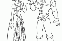 rapunzel color pages rapunzel color pages