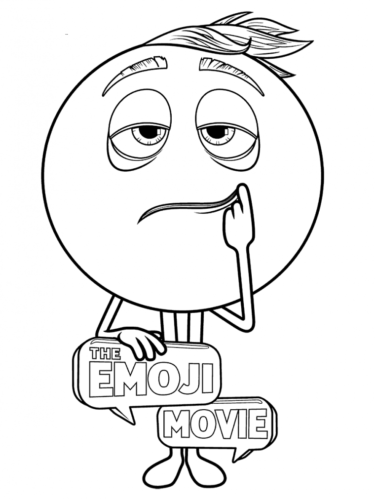 emoji movie coloring pages emoji movie coloring pages