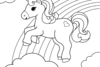 unicorns and rainbows coloring pages unicorns and rainbows coloring pages