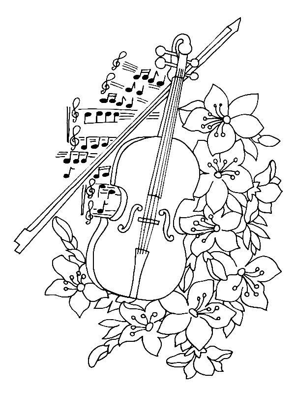 musical instrument coloring pages musical instrument coloring pages