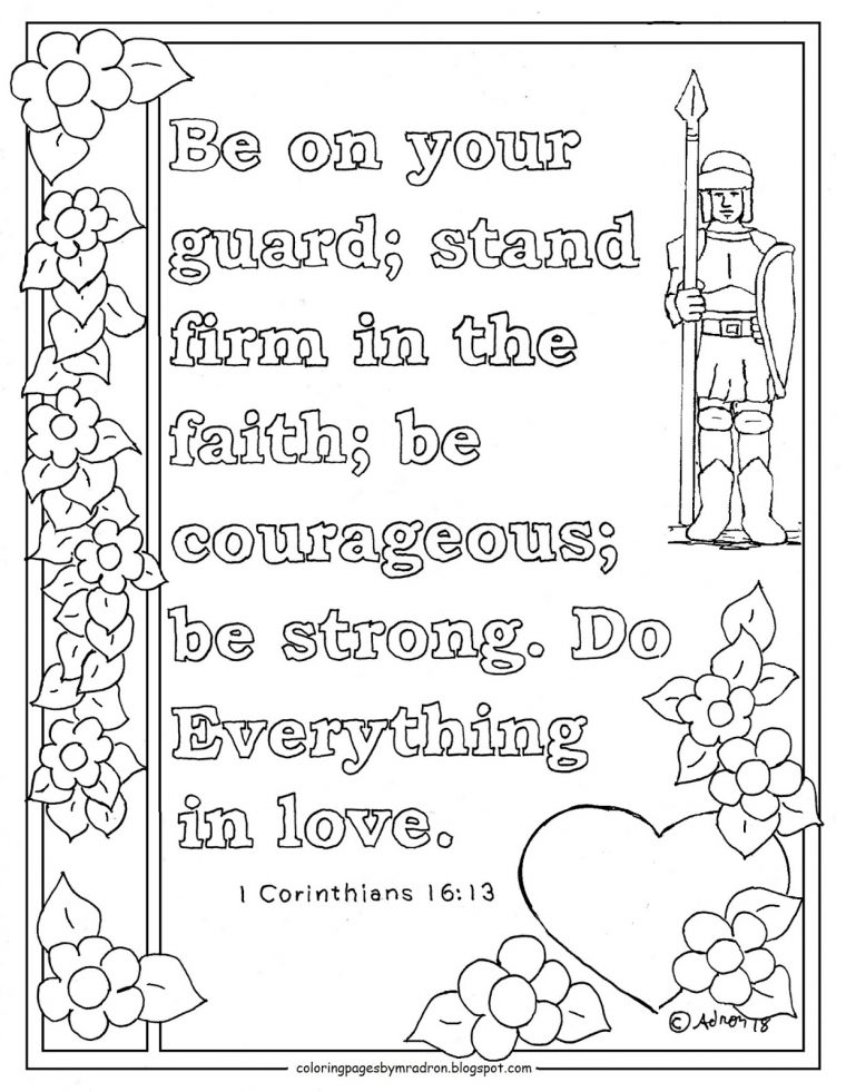 1 corinthians 13 coloring page