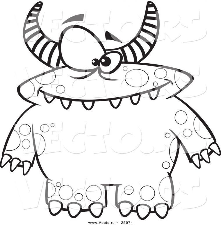 monster coloring pages printable