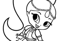 shimmer and shine coloring shimmer and shine coloring
