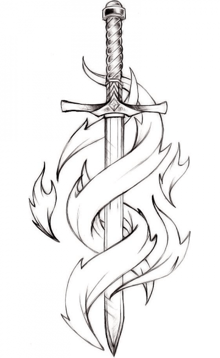 minecraft coloring pages sword
