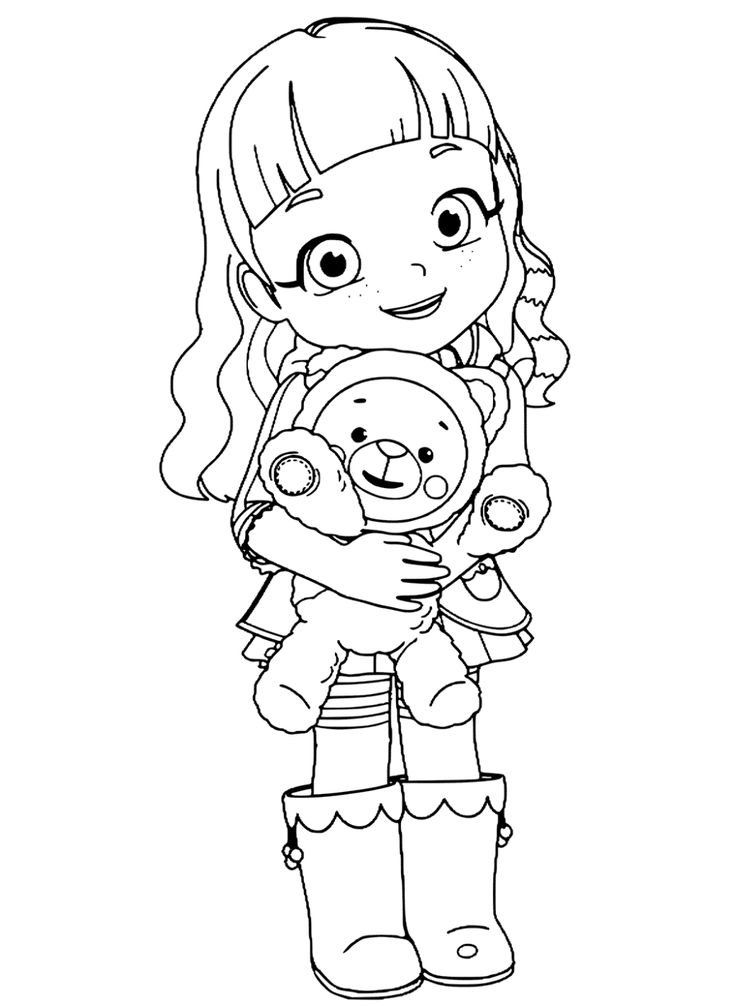 rainbow high coloring pages ruby