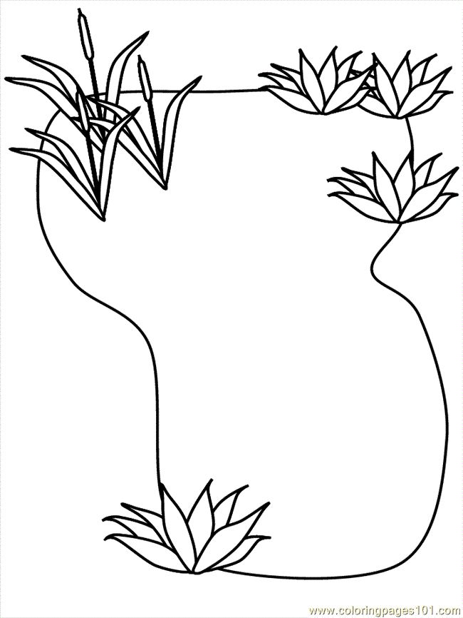 pond life coloring pages