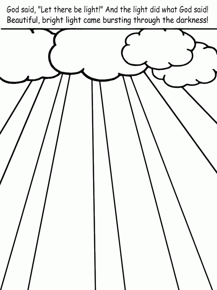 light of the world coloring page